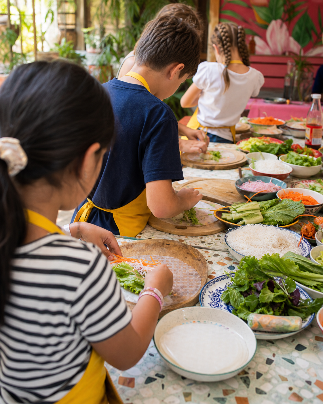 BangPop Little Chefs kids Thai cooking class