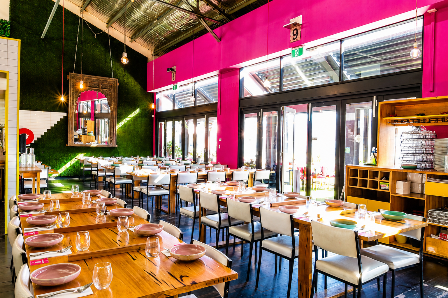 BangPop restaurant dining room