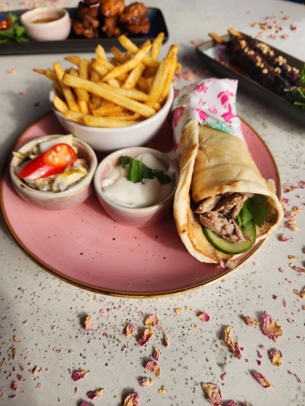 Five Spice Roasted Duck Wrap at BangPop
